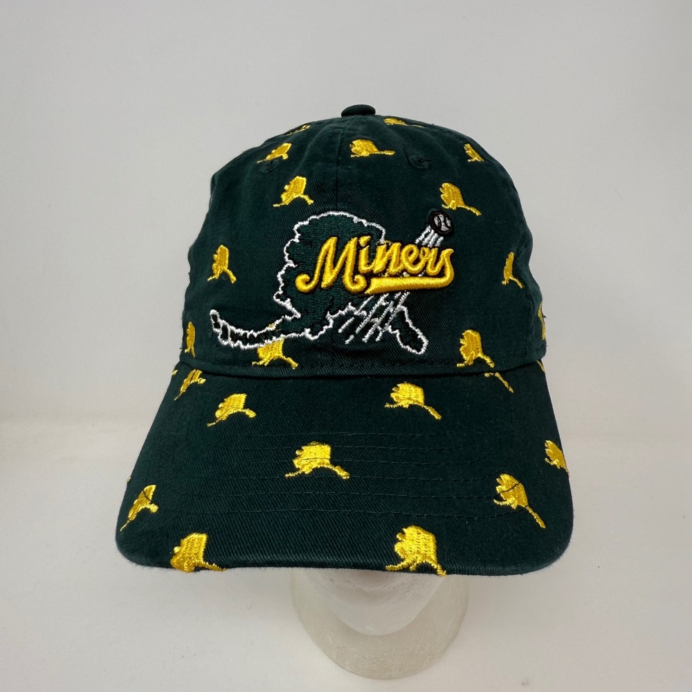 Mat-Su Miners of‎ Alaska Baseball League Zephyr Brand Hat Cap Green Yellow